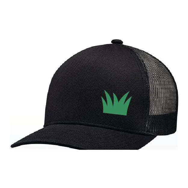 Casquette noire avec logo vert — avant